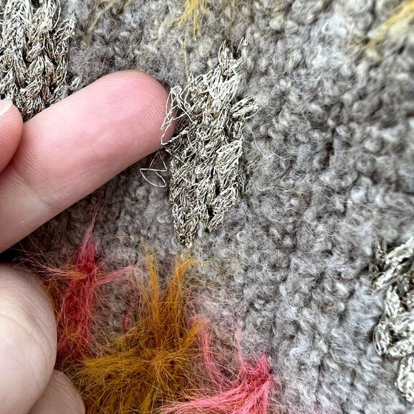 Anthropologie Sleeping on Snow Fair Isle Tunic Sweater Size S Knit Wool Blend - Picture 4 of 16